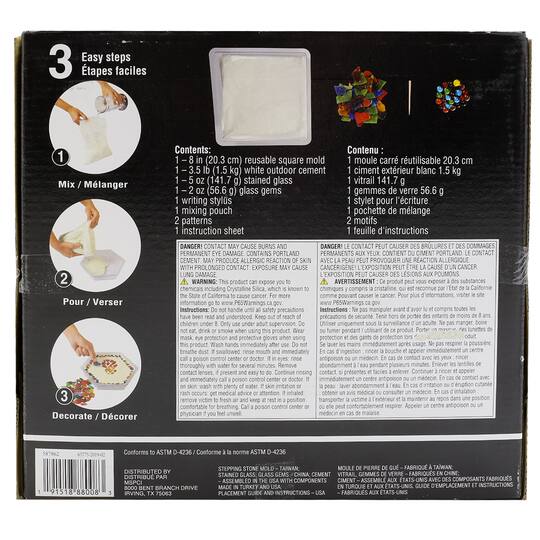 Shop For The Square Stepping Stone Kit By Artminds At Michaels